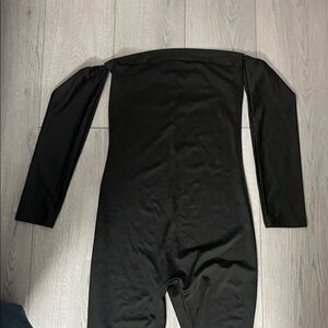 Elegant Black Off-Shoulder jumpsuit